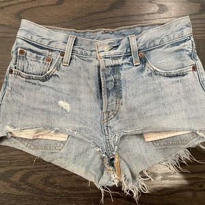Levi 501 cutoff shorts size 26 waist